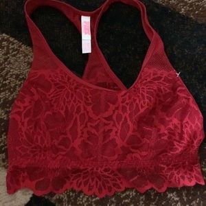 Pink bra